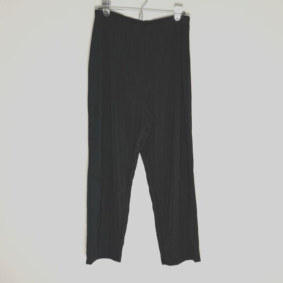 Susan Graver Essentials Lustra Knit Petite Skinny Pant A7933 USA  Black SZ XL P - Picture 1 of 10